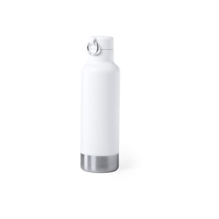 Gourde en Inox Personnalisable Pernal Matières : acier inoxydable Couleurs : blanc