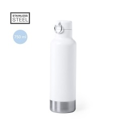 Gourde en Inox Personnalisable Pernal Matières : acier inoxydable Couleurs : blanc 2