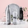 Gourde en Inox Personnalisable Pernal Matières : acier inoxydable Couleurs : blanc objet promotionnel éco-responsable