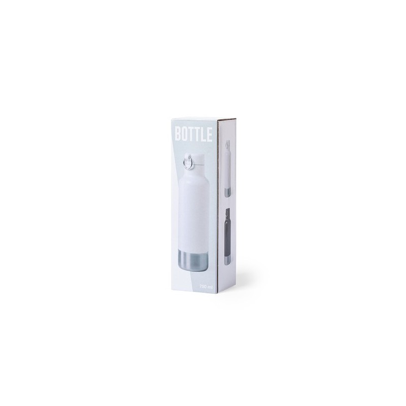 Gourde en Inox Personnalisable Pernal Matières : acier inoxydable Couleurs : blanc cadeau client original