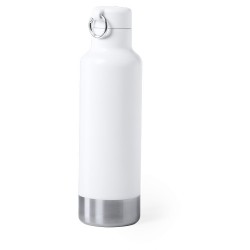 Gourde en Inox Personnalisable Pernal Matières : acier inoxydable Couleurs : blanc objet publicitaire robuste