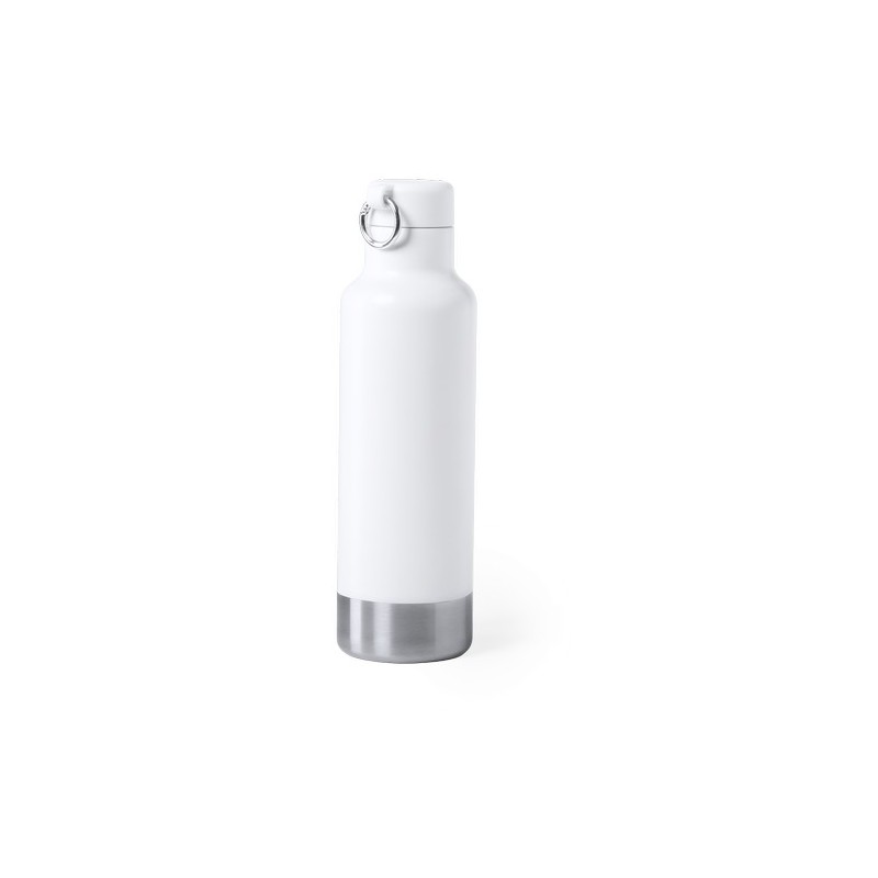 Gourde en Inox Personnalisable Pernal Matières : acier inoxydable Couleurs : blanc objet publicitaire robuste