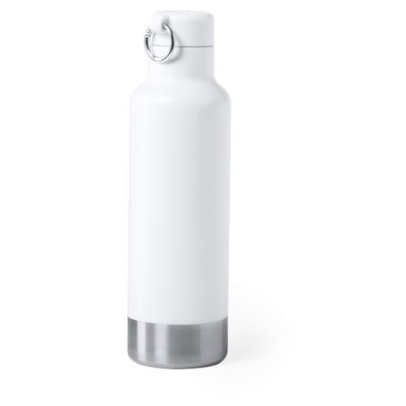 Gourde en Inox Personnalisable Pernal Matières : acier inoxydable Couleurs : blanc objet publicitaire robuste