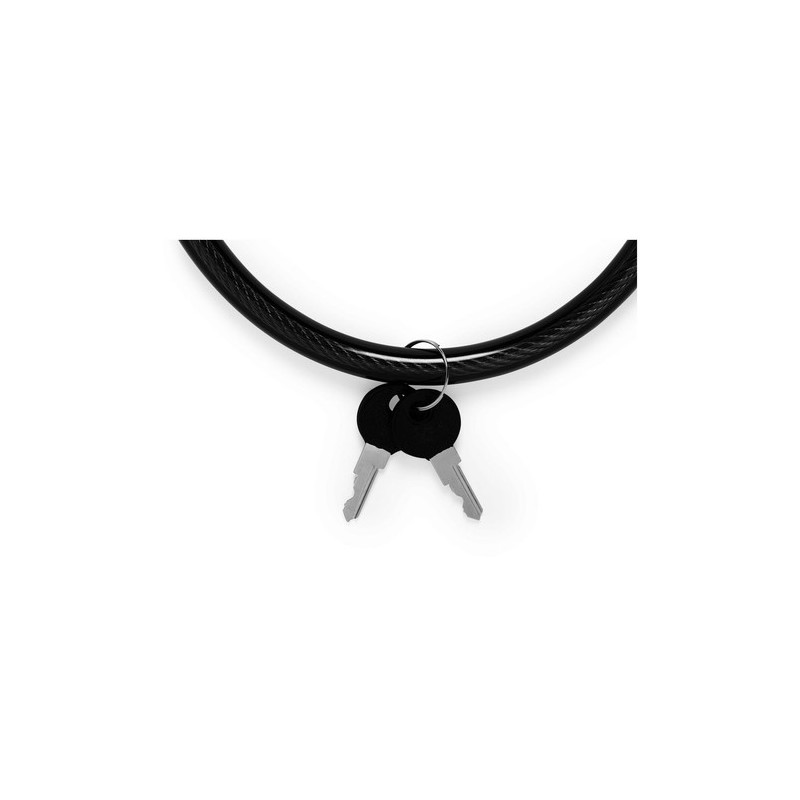 Antivol à Vélo Éco-responsable Personnalisé Triyo - Sécurisez vos trajets pas cher Matières : métal Couleurs : noir objet promot