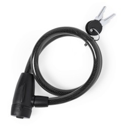 Antivol à Vélo Éco-responsable Personnalisé Triyo - Sécurisez vos trajets pas cher Matières : métal Couleurs : noir objet promo 