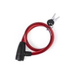 Antivol à Vélo Éco-responsable Personnalisé Triyo - Sécurisez vos trajets pas cher Matières : métal Couleurs : rouge cadeau entr