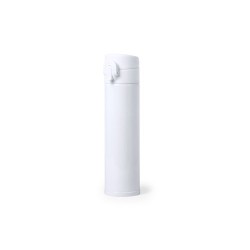 Bouteille Isotherme Personnalisée Cadeau d'Entreprise Alirox Matières : acier inoxydable Couleurs : blanc