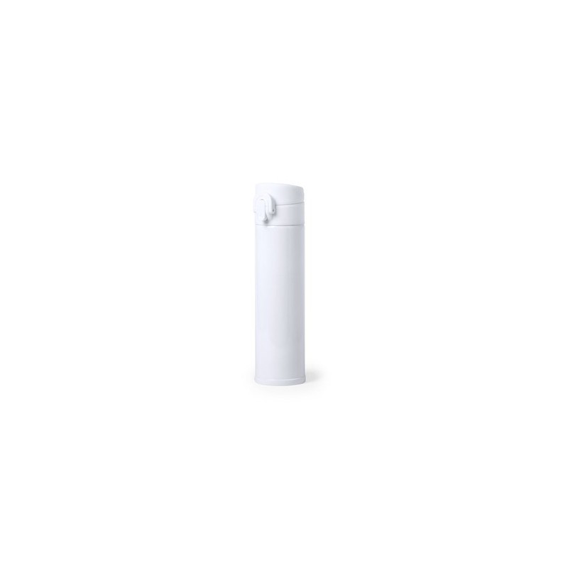 Bouteille Isotherme Personnalisée Cadeau d'Entreprise Alirox Matières : acier inoxydable Couleurs : blanc