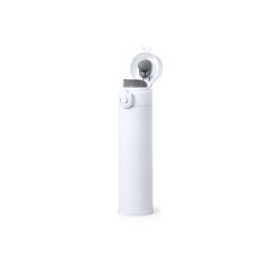 Bouteille Isotherme Personnalisée Cadeau d'Entreprise Alirox Matières : acier inoxydable Couleurs : blanc cadeau entreprise pas 