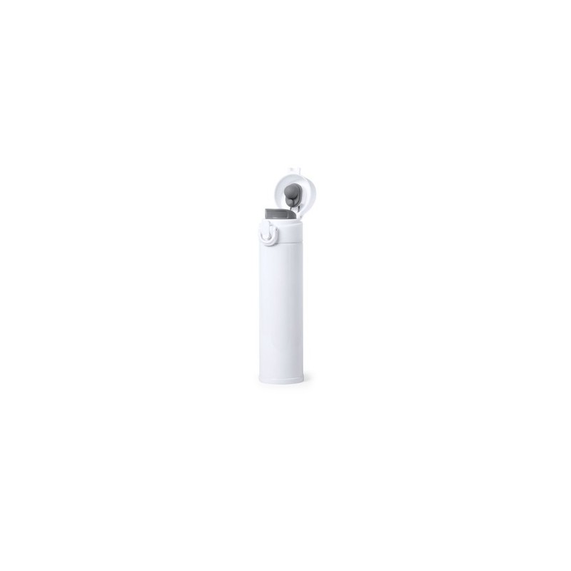 Bouteille Isotherme Personnalisée Cadeau d'Entreprise Alirox Matières : acier inoxydable Couleurs : blanc cadeau entreprise pas 