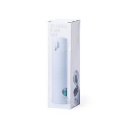 Bouteille Isotherme Personnalisée Cadeau d'Entreprise Alirox Matières : acier inoxydable Couleurs : blanc livraison express 24h 