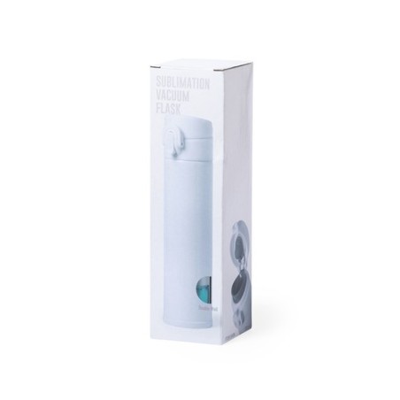 Bouteille Isotherme Personnalisée Cadeau d'Entreprise Alirox Matières : acier inoxydable Couleurs : blanc livraison express 24h 