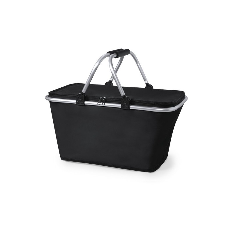 Sac thermique isotherme et pratique personnalisé - Yonner Matières : polyester Couleurs : noir impression haute définition