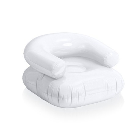 Fauteuil Gonflable Personnalisé Confort à la Plage - Reset Matières : PVC Couleurs : bleu cadeau collaborateur premium