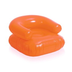 Fauteuil Gonflable Personnalisé Confort à la Plage - Reset Matières : PVC Couleurs : bleu goodies publicitaire événementiel