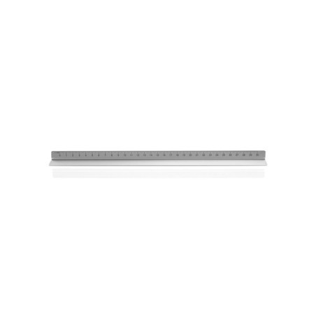 Règle personnalisée de précision pas chère pour bureau - Thirty Matières : aluminium personnalisable avec votre logo