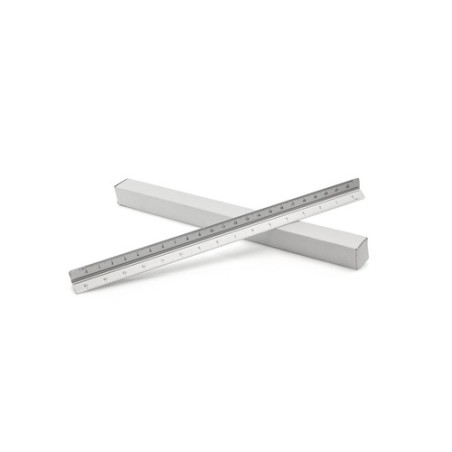 Règle personnalisée de précision pas chère pour bureau - Thirty Matières : aluminium cadeau entreprise pas cher