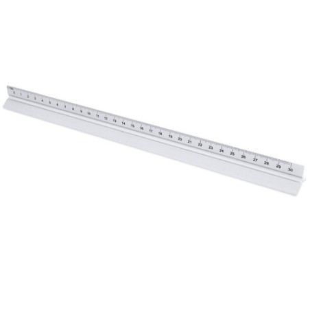 Règle personnalisée de précision pas chère pour bureau - Thirty Matières : aluminium livraison express 24h 48h