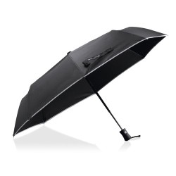 Parapluie Personnalisé Pratique Élégant pas cher Telfox Matières : pongée Couleurs : noir cadeau entreprise pas cher