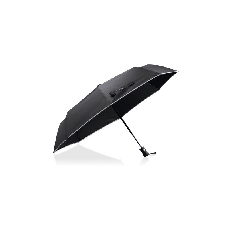 Parapluie Personnalisé Pratique Élégant pas cher Telfox Matières : pongée Couleurs : noir cadeau entreprise pas cher