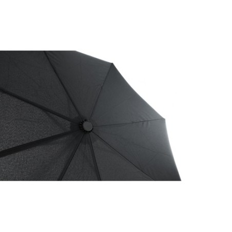 Parapluie Personnalisé Pratique Élégant pas cher Telfox Matières : pongée Couleurs : noir impression haute définition