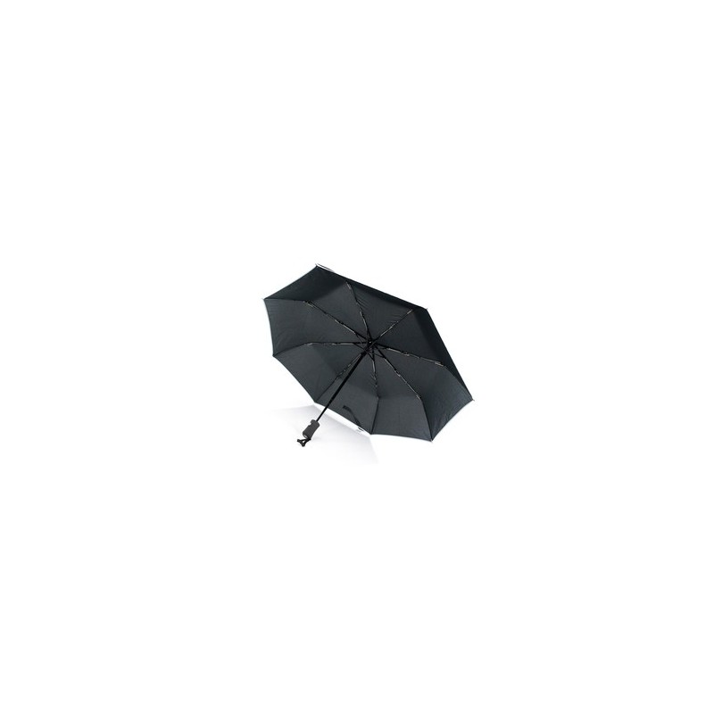 Parapluie Personnalisé Pratique Élégant pas cher Telfox Matières : pongée Couleurs : noir marquage laser ultra précis