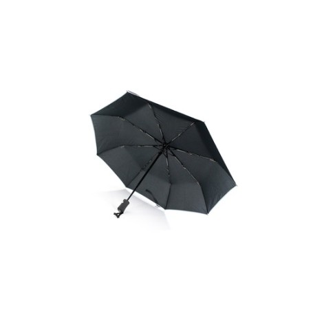 Parapluie Personnalisé Pratique Élégant pas cher Telfox Matières : pongée Couleurs : noir marquage laser ultra précis