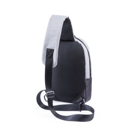 Bandoulière Pratique Personnalisée Sac à Dos USB Versox Matières : polyester Couleurs : gris impression haute définition