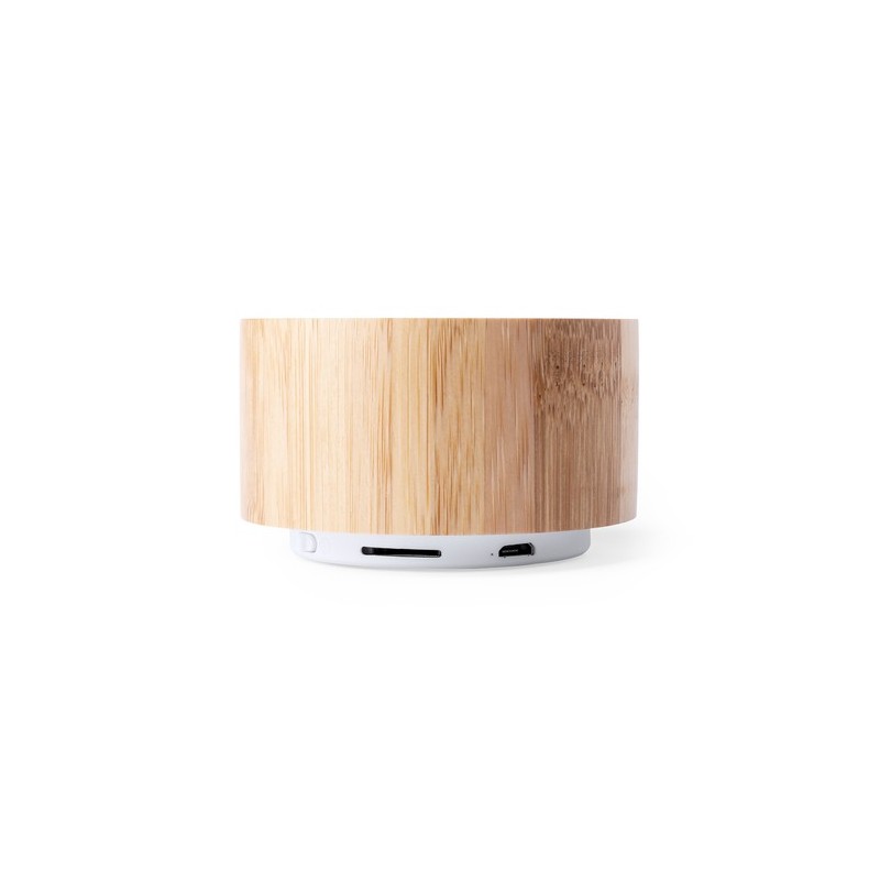 Haut-Parleur Éco-responsable de Qualité avec Design - Denzel Matières : bambou goodies publicitaire événementiel