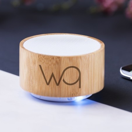 Haut-Parleur Éco-responsable de Qualité avec Design - Denzel Matières : bambou impression haute définition