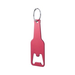 Porte-Clés Ouvre Bouteille Personnalisé Clevon Matières : aluminium Couleurs : rouge