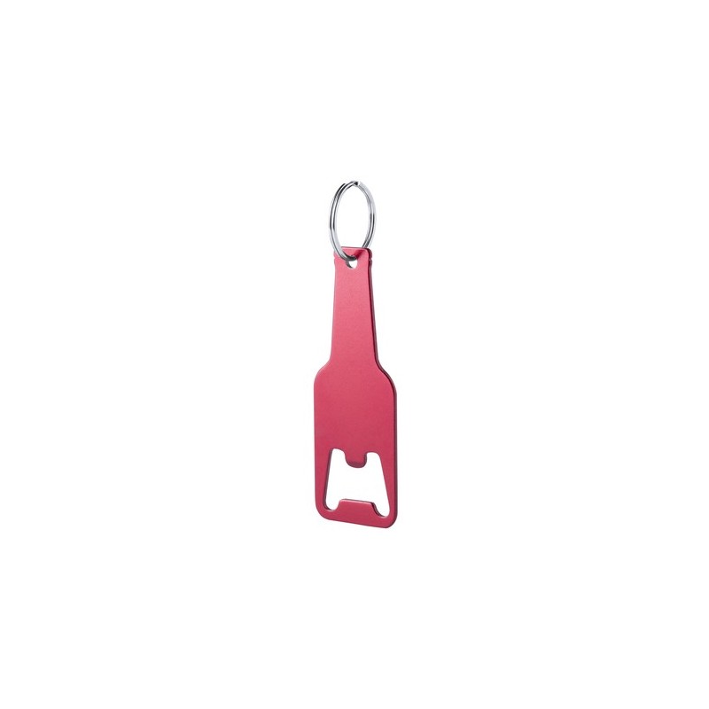 Porte-Clés Ouvre Bouteille Personnalisé Clevon Matières : aluminium Couleurs : rouge