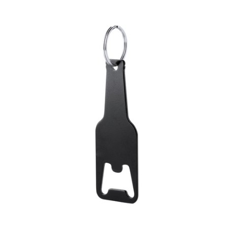 Porte-Clés Ouvre Bouteille Personnalisé Clevon Matières : aluminium Couleurs : argenté cadeau client original