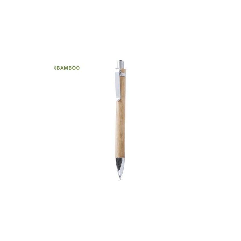 Stylo Bille Éco-responsable Personnalisé Pas Cher - Yiagan Matières : bambou personnalisable avec votre logo