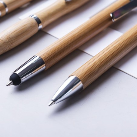 Stylo Bille Éco-responsable Personnalisé Pas Cher - Yiagan Matières : bambou objet promotionnel éco-responsable