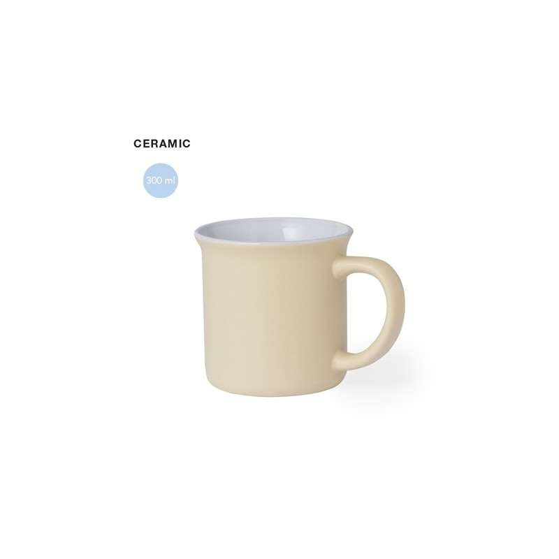 Tasse Céramique Personnalisée Hilman Matières : céramique Couleurs : gris objet promotionnel éco-responsable