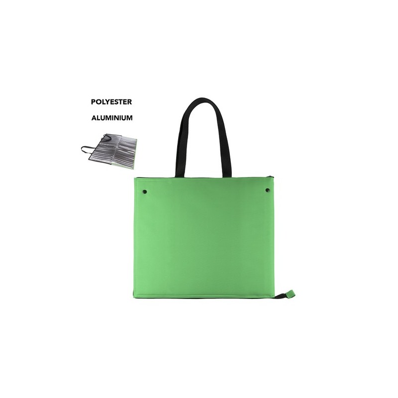 Glacière Isotherme Publicitaire Klab Matières : polyester Couleurs : vert marquage laser ultra précis