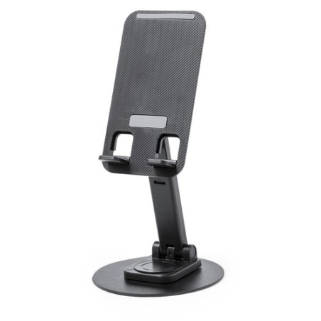Support Porte-téléphone Personnalisable Marxel Matières : aluminium Couleurs : noir objet promotionnel éco-responsable
