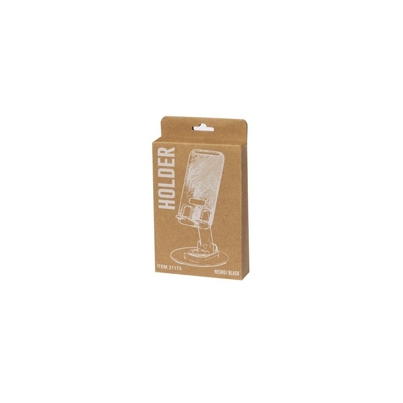 Support Porte-téléphone Personnalisable Marxel Matières : aluminium Couleurs : noir goodies personnalisé en stock