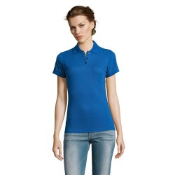 Polo polycoton personnalisé pour femme - PRIME Matières : PET Taille textile : 3XL Couleurs : bleu royal cadeau collaborateur pr