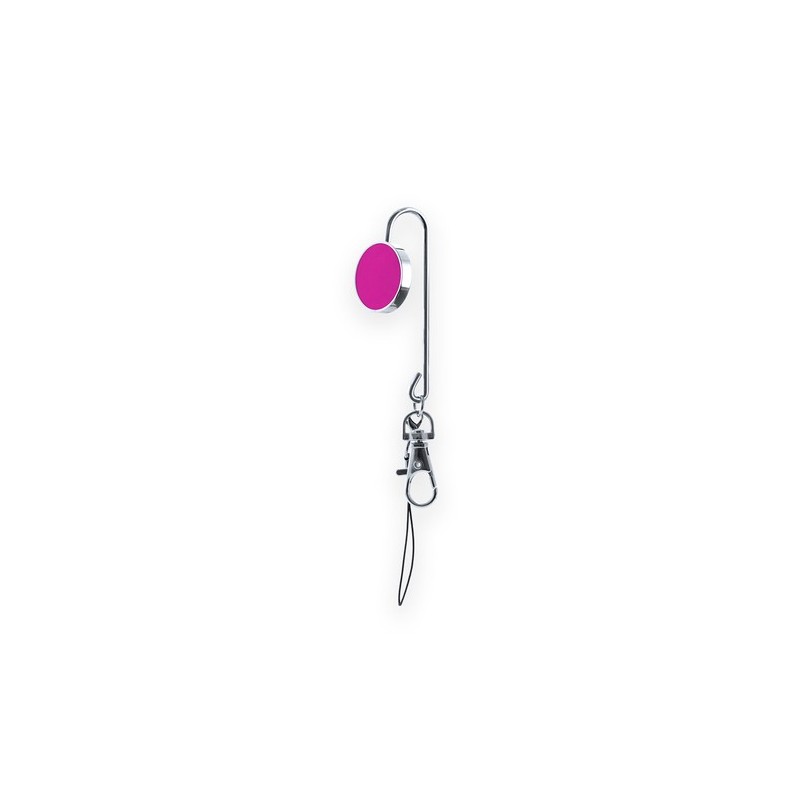 Porte-Clés Porte-Sac Pratique Personnalisé Éco-responsable Lysia Matières : métal Couleurs : rouge accessoire événementiel uniqu