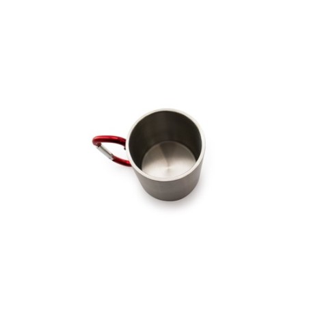 Mug personnalisé en acier inoxydable Bastic - Goodies Matières : acier inoxydable Couleurs : argenté personnalisation rapide en 