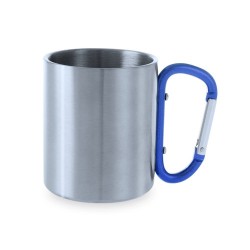 Mug personnalisé en acier inoxydable Bastic - Goodies Matières : acier inoxydable Couleurs : argenté goodies personnalisé en sto