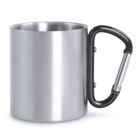 Mug personnalisé en acier inoxydable Bastic - Goodies Matières : acier inoxydable Couleurs : rouge goodies personnalisé en stock