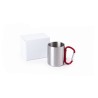 Mug personnalisé en acier inoxydable Bastic - Goodies Matières : acier inoxydable Couleurs : vert goodies publicitaire durable