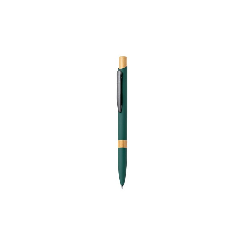 Stylo Éco-responsable en Aluminium et Bambou Personnalisé - Lantasker Matières : bambou Couleurs : vert