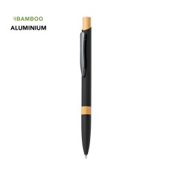 Stylo Éco-responsable en Aluminium et Bambou Personnalisé - Lantasker Matières : bambou Couleurs : vert 2