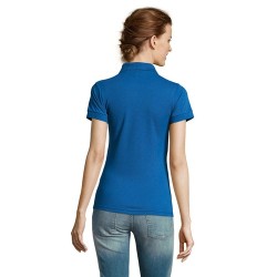 Polo polycoton personnalisé pour femme - PRIME Matières : PET Taille textile : 3XL Couleurs : bleu royal goodies entreprise desi