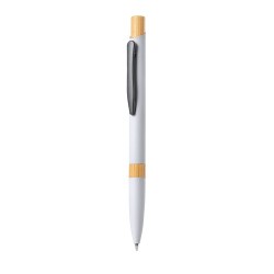 Stylo Éco-responsable en Aluminium et Bambou Personnalisé - Lantasker Matières : bambou Couleurs : noir personnalisable avec vot
