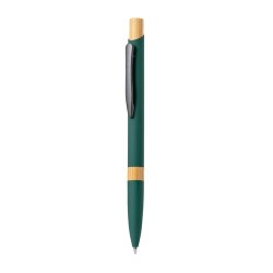 Stylo Éco-responsable en Aluminium et Bambou Personnalisé - Lantasker Matières : bambou Couleurs : noir marquage couleur éclatan